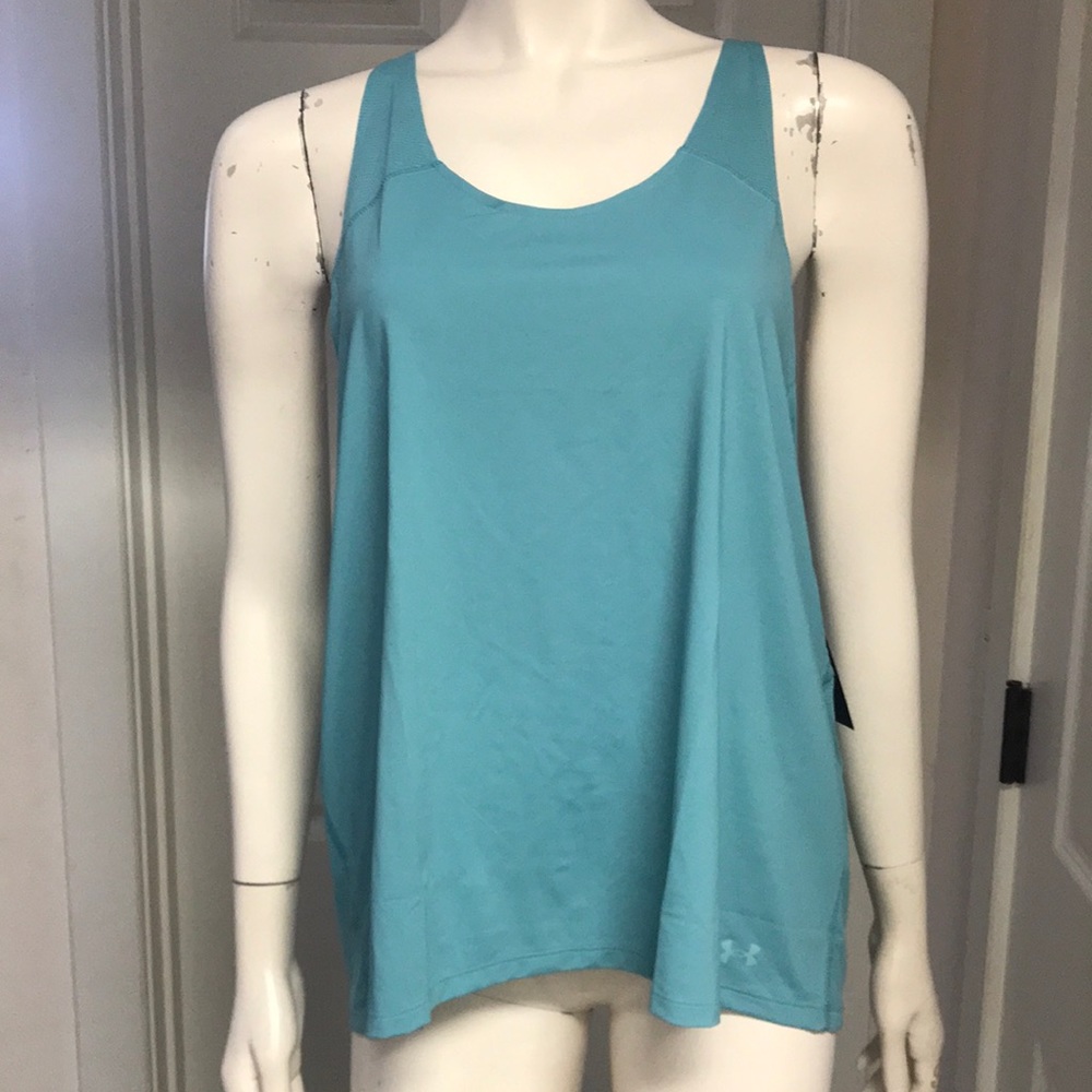 Under Armour Teal Blue Racerback Tank Top